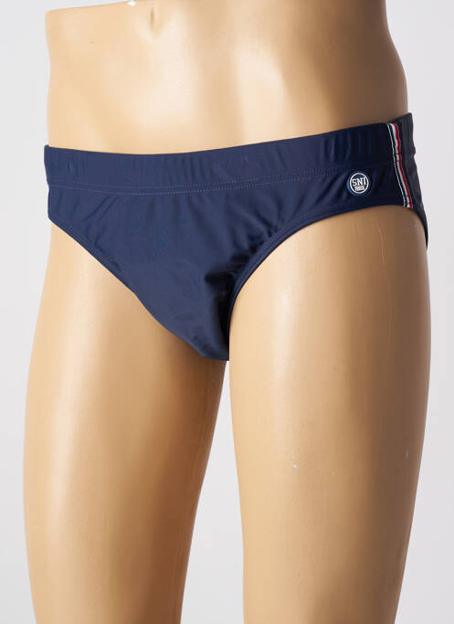 Slip de bain bleu SCUOLA NAUTICA ITALIANA pour homme