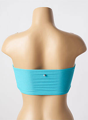 Haut de maillot de bain stretch haut bandeau bleu SEAFOLLY femme
