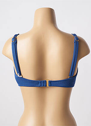 Haut de maillot de bain stretch haut soutien-gorge emboitant bleu SEAFOLLY femme