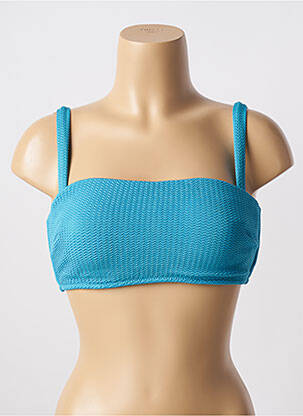 Haut de maillot de bain stretch haut soutien-gorge emboitant bleu clair SEAFOLLY femme