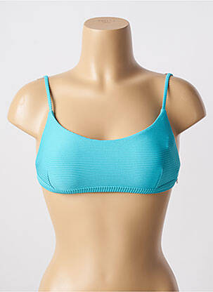 Haut de maillot de bain stretch haut bandeau bleu SEAFOLLY femme