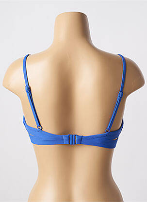 Haut de maillot de bain stretch haut soutien-gorge avec mousse de rembourrage amovible bleu SEAFOLLY femme