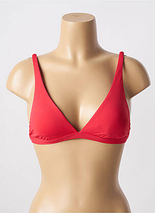 Haut de maillot de bain stretch haut soutien-gorge avec mousse de rembourrage amovible rouge SEAFOLLY femme