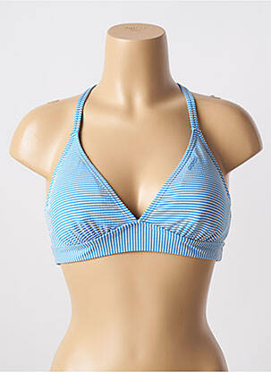 Haut de maillot de bain stretch haut soutien-gorge avec mousse de rembourrage amovible bleu PROTEST femme