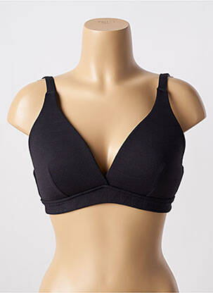 Haut de maillot de bain stretch haut soutien-gorge moulé noir SEAFOLLY femme