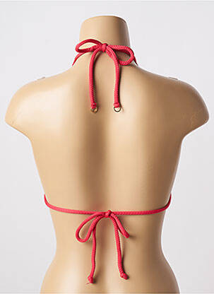 Haut de maillot de bain stretch haut soutien-gorge avec mousse de rembourrage amovible rouge SEAFOLLY femme