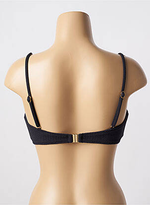 Haut de maillot de bain stretch haut soutien-gorge avec mousse de rembourrage amovible noir SEAFOLLY femme