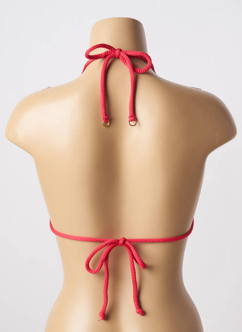 Haut de maillot de bain stretch haut soutien-gorge avec mousse de rembourrage amovible rouge SEAFOLLY femme