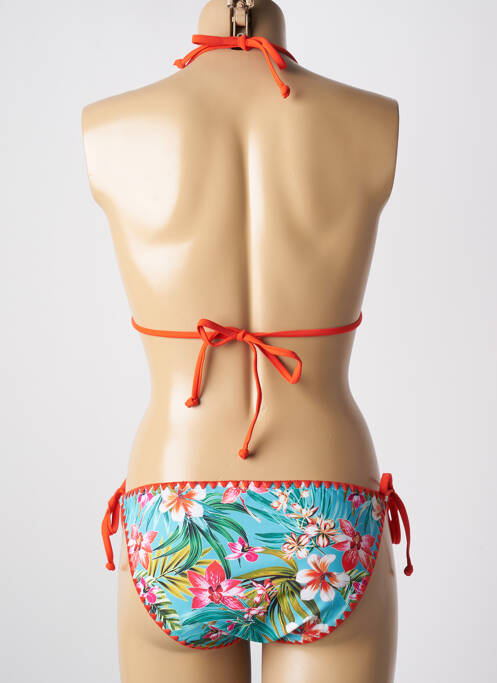 Maillot de bain 2 pièces bleu LAGON BLEU pour femme