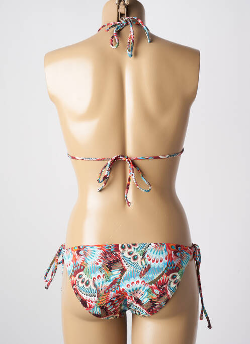 Maillot de bain 2 pièces rouge DAG ADOM pour femme