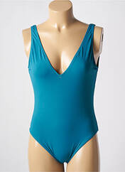 Maillot de bain 1 pièce bleu KIWI pour femme seconde vue