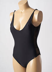 Maillot de bain 1 pièce noir PIHA pour femme seconde vue
