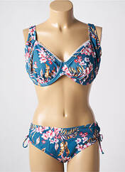 Maillot de bain 2 pièces bleu OLYMPIA pour femme seconde vue
