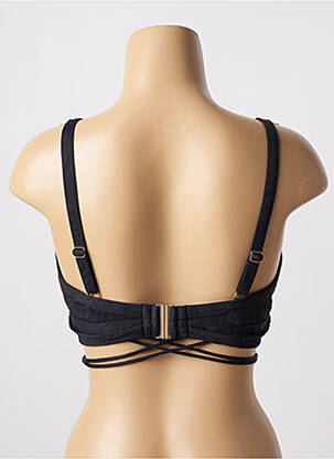 Haut de maillot de bain stretch haut soutien-gorge moulé noir BEACHLIFE femme