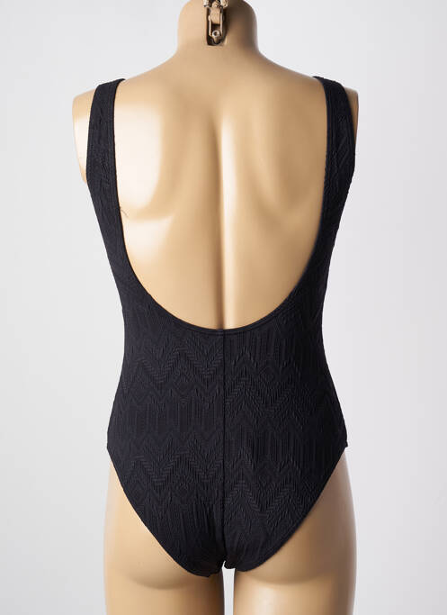 Maillot de bain 1 pièce noir PIHA pour femme