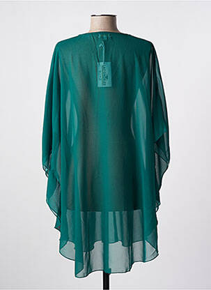 Robe de plage fermeture liens à nouer vert LAGON BLEU femme