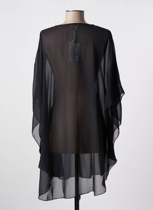 Robe de plage noir LAGON BLEU pour femme