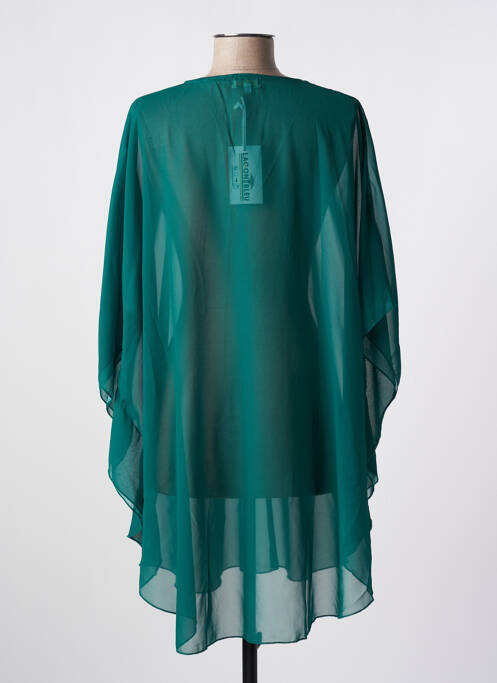 Robe de plage vert LAGON BLEU pour femme