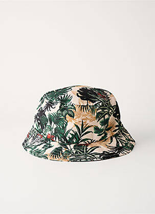 Chapeau tissage popeline vert PROTEST homme