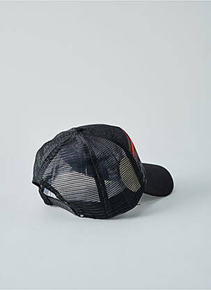 Casquette tissage popeline noir PROTEST homme