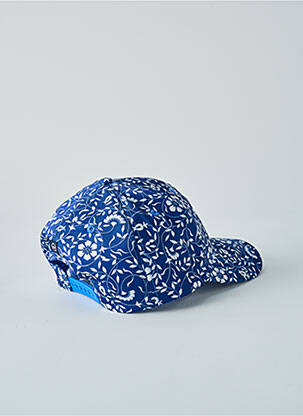 Casquette tissage popeline bleu WAXX femme