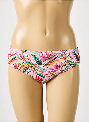 Bas de maillot de bain effet matière satinée culotte rose PRIMA DONNA femme