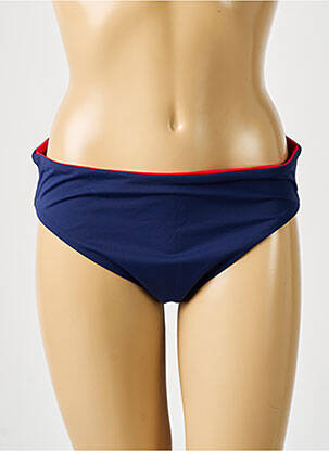 Bas de maillot de bain réversible culotte bleu AMOENA femme