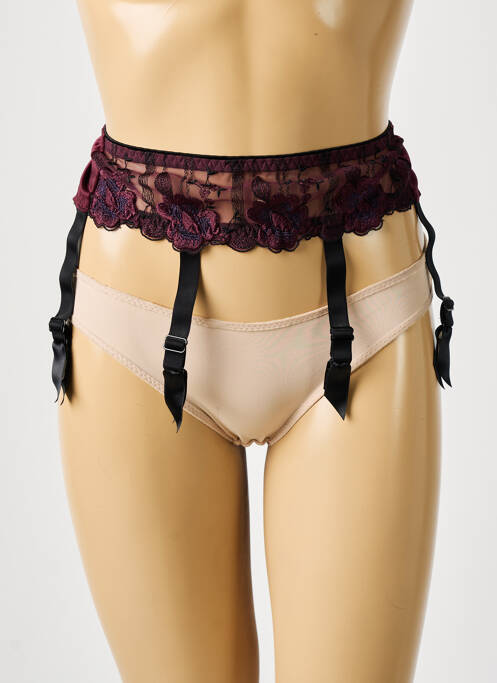 Guêpière/Porte-jarretelle violet ULLA DESSOUS pour femme