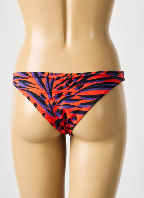 Bas de maillot de bain imprimé fantaisie culotte orange FREYA femme