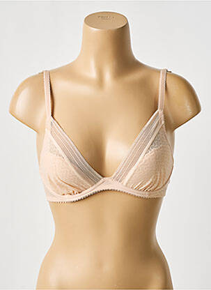 Soutien-gorge effet matière satinée haut soutien-gorge moulé chair WACOAL femme