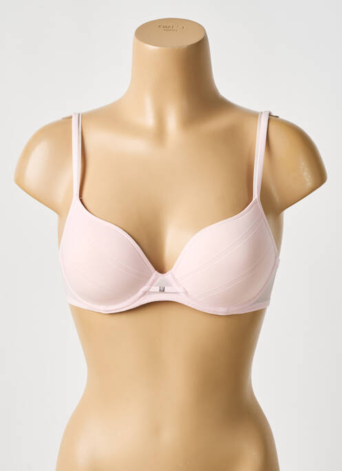 Soutien-gorge effet matière satinée haut soutien-gorge moulé rose MARIE JO femme