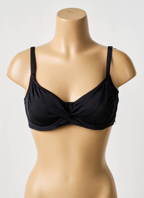 Haut de maillot de bain stretch haut soutien-gorge emboitant noir FANTASIE femme