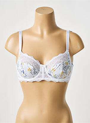 Soutien-gorge effet matière satinée haut soutien-gorge emboitant blanc FANTASIE femme