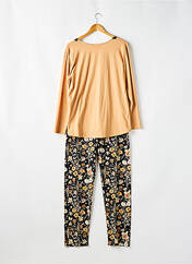 Pyjama jaune MOONKA pour femme seconde vue