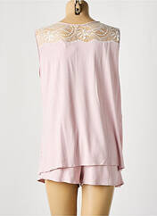 Pyjama rose LINGERIE ELIZABETH pour femme seconde vue