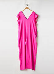 Combi-pantalon rose TENDANCE UNIQUE pour femme seconde vue