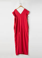 Combi-pantalon rouge TENDANCE UNIQUE pour femme seconde vue