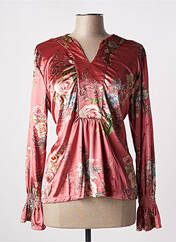 Top rose TENDANCE UNIQUE pour femme seconde vue