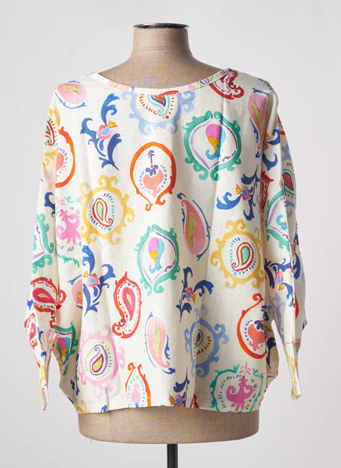 Blouse beige TENDANCE UNIQUE pour femme