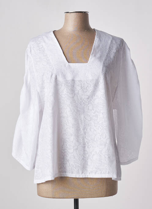 Blouse blanc TENDANCE UNIQUE pour femme