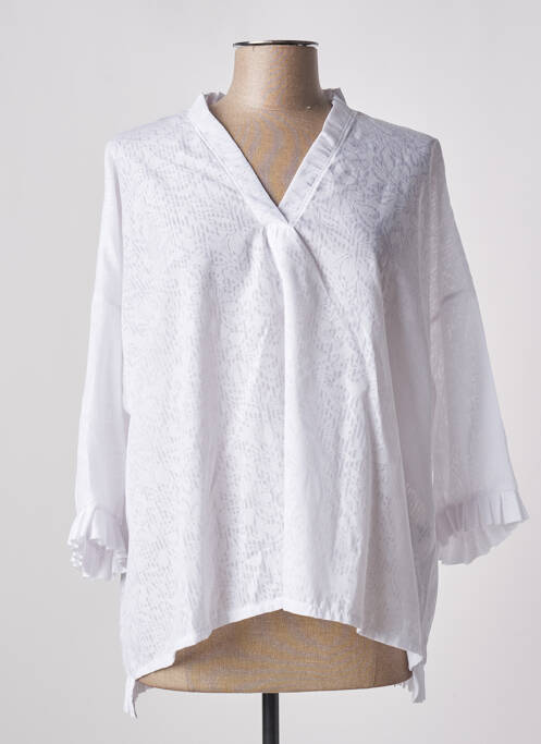 Blouse blanc TENDANCE UNIQUE pour femme