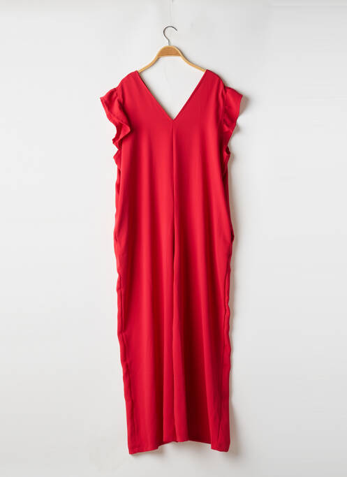 Combi-pantalon rouge TENDANCE UNIQUE pour femme