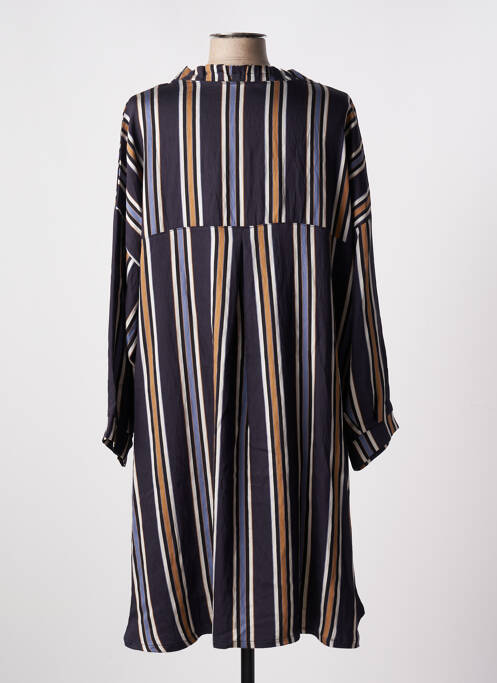 Robe mi-longue bleu TENDANCE UNIQUE pour femme