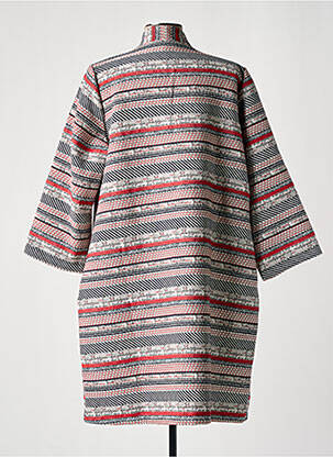 Veste casual coupe droite rouge TENDANCE UNIQUE femme