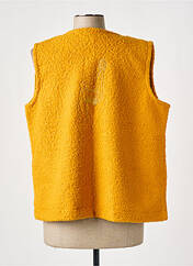 Gilet sans manche jaune TENDANCE UNIQUE pour femme seconde vue