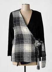Veste casual noir TENDANCE UNIQUE pour femme seconde vue