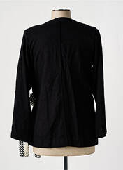 Veste casual noir TENDANCE UNIQUE pour femme seconde vue