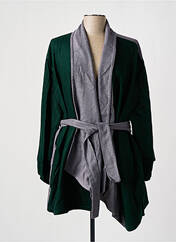 Veste kimono vert TENDANCE UNIQUE pour femme seconde vue