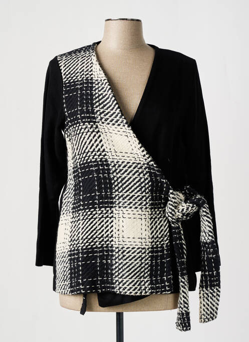 Veste casual noir TENDANCE UNIQUE pour femme