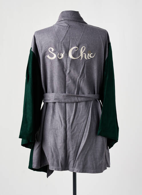 Veste kimono vert TENDANCE UNIQUE pour femme